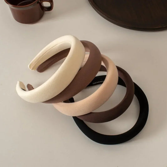 Soft Silhouette Fabric Headband – Neutral Elegance