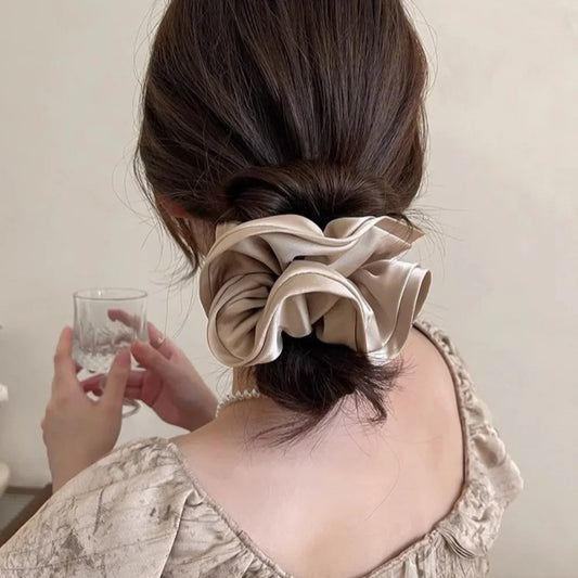 Velvet Whisper Satin Scrunchie